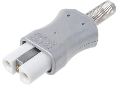Enchufe eléctrico de cerámica de alta temperatura, enchufe industrial de aluminio para calefacción, 6 mm