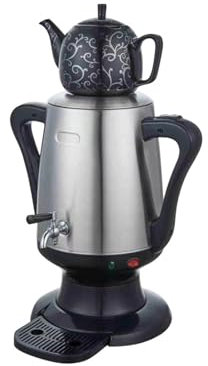 Tecinetta Elettrica Da 4 Litri, Con Chiusura Automatica E Protezione Tè Turca A Sede Ebollizione, Teiera In Acciaio Inossidabile 3l, Samovar Ceramica 1 Litro Di Manutenzione, Tazza Bollitore Acqua