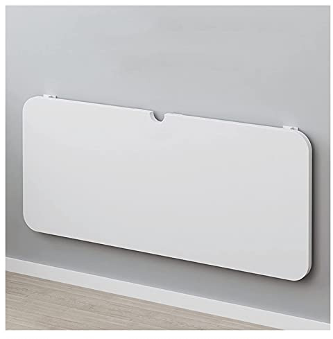 erkebspm Klappbarer Wandtisch zum Aufhängen an der Wand, geeignet für Waschküche, Familienbar, Küche, Esszimmer, 18 Größen (Farbe: Weiß, Größe: 120 x 40 cm) (weiß 60 x 40 cm)