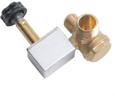 Compresor de aire silencioso Solenoide/Válvula Descarga Válvula de retención de purga de alimentación/apagado Escape Anti-reflujo Aluminio fundido/Construcción para accesorios de bomba sin aceite