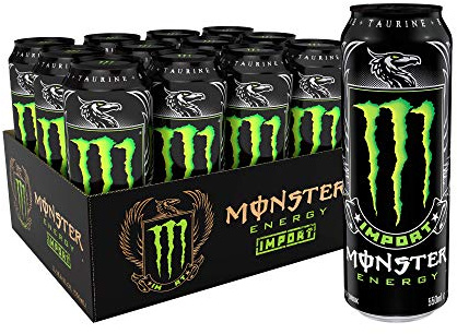 Monster Energy Import, Energy Drink, 18.6 Ounce