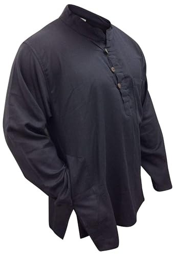SHOPOHOLIC FASHION Chemise Grand-père légère du Festival Hippie