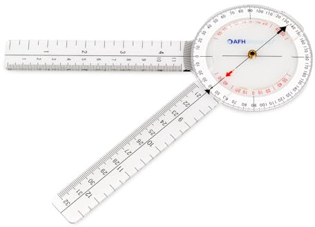 Winkelmesser | Gelenkmesser | Goniometer aus ACRYL | Deluxe Line | Typ 5.0