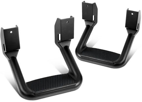 DNA MOTORING SSTEP-BK Seitenreifen, aus schwarzem Aluminium, kompatibel mit den meisten Tonabnehmern, SUVs, 30,5 cm L x 27,9 cm B x 20,3 cm H