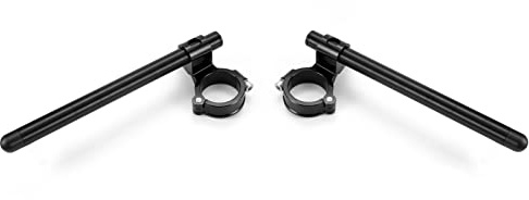 Fullibars Ø 41mm stummellenker für moto gabel Ø 41mm cafe racer stummellenker Erhöht 2.5cm mit neigung 10 °mit Lenkrohre 22.2mm aus Aluminium