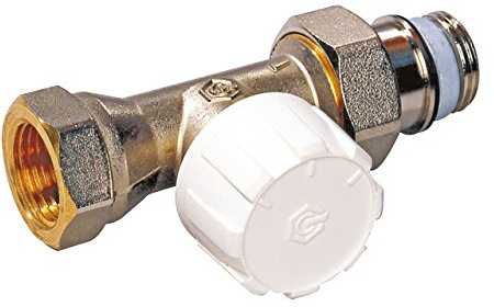 Thermostatventilunterteil Durchgang M 30 x1,5 1/2 mit Voreinstellung