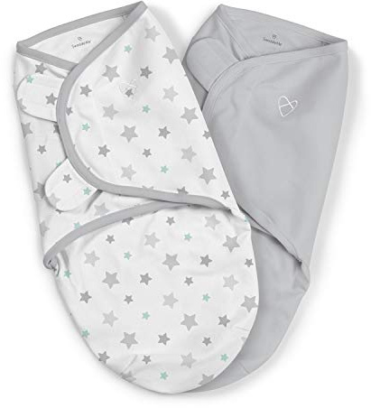 Puckfilt original Swaddle Me, Sommar, Babys, liten, Motiv: ABC, Alfabet, 2 stycken