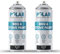 Polar BBQ & Stove Black Spray Paint - 2 x 400ml | Matt Finish | Up to 650°C | Ideal Heat Resistant Paint for BBQs, Stoves, Ovens, Automotive Engines, Boilers, Firepits & More | Indoor & Outdoor Use