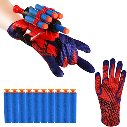 Launcher Handschuh, Hero Handschuhe, 1 Hero Launcher Handgelenk Spielzeug Set, Cosplay Glove Launcher, Hero Launcher Glove Lustiges Lernspielzeug Kostüm Requisiten für Kinder