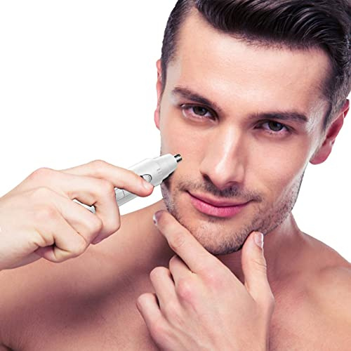 Stalf Cortapelos de nariz para hombre, cortapelos nasales para hombre, cortapelos de orejas y cejas, depiladora profesional de nariz, cortapelos portátiles para mujeres y hombres