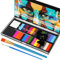 LOPHE Pintacaras Infantil, 26 Colores Pintura Cara Niños Hipoalergenica con 2 Pinceles, Seguridad Pintura Facial y Corporal para Maquillaje Infantil, Pinturas Niños Halloween Festival Carnaval