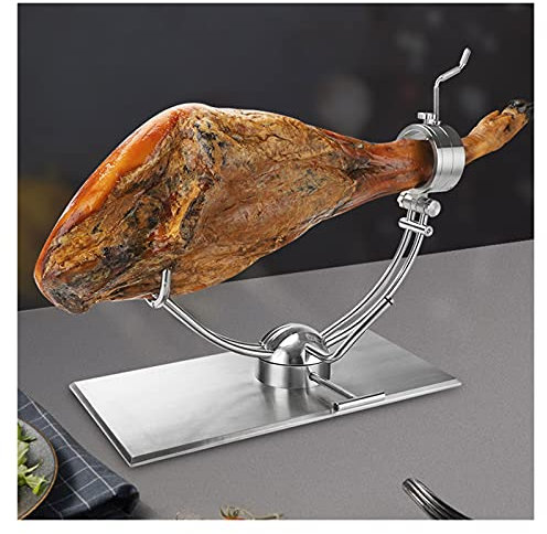 luckxuan Schinkenhalter/Schinken Halter 1 Set Praktische Halter Edelstahl dekoratives Rack for Schinken, Schinken Rack, Home Kitchen Party Tools Schinkenständer