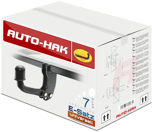 AUTO-HAK NEU Anhängerkupplung AHK starr kompatibel mit Renault Espace-Grand Espace IV Van 10.2002-12.2014 mit 7-polig Universal-Elektrosatz/E-Satz