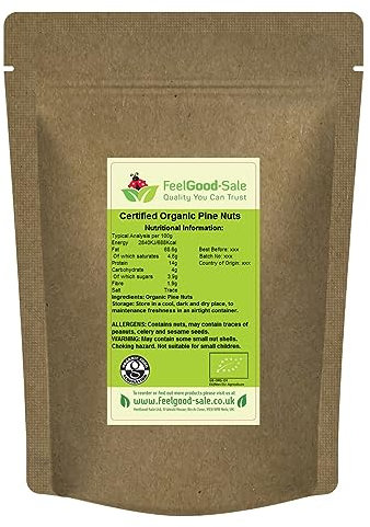 500g Organic Certified Pine Nuts