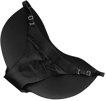 WUUISDNX Kvinnors rumpa Vadderade höftbyxor Unika hudvänliga rumpa rumpa höftbyxor Nylon falska rumpa skinkor falska rumpa trosor, svart, L【55-62.5 kg】