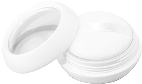 DOITOOL 2sätze Tragbare Aufbewahrungsbox Für Lose Puder Mit Puderquaste Kosmetikbehälter Für Make-up Und Selbstmischpulver Für Handtaschen Und Taschen Kosmetikaufbewahrungsbox