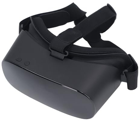 Gafas 3D VR, 2560x1440P HD Conjunto de Realidad Virtual Portátil con Detección Corporal de Nueve Ejes, Cascos con Auriculares Ergonómicos Adaptables de 0 a 600 ° Gafas VR con