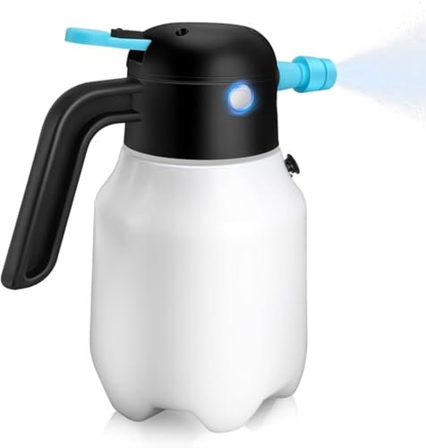 Bewinner 1,8 L Kabelloser Elektrischer Schaumsprüher – Hochdruck PP Sprühflasche für Autowäsche & Garten