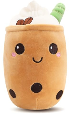 Aitsite Bubble Tea Kuscheltier, Squishy Bubble Tea Plüschtier Mini Cute Kuscheltier Klein Mädchen Plüschtier Kawaii Plush Süße Kuscheltiere Kissen Milk Doll