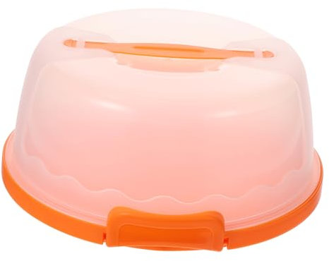 Cabilock 8-zoll-hand-kuchenträger Kuchenhalter Aus Kunststoff Sicheres Material Wiederverwendbar Leicht Zu Reinigende Kuchenverpackungsbox