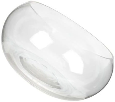 Sosoport Transparentes Fischglas Für Schreibtisch Runde Aquarien Für Kleine Fische Und Wasserpflanzen Dekorativer Tischbehälter Und Platzsparend