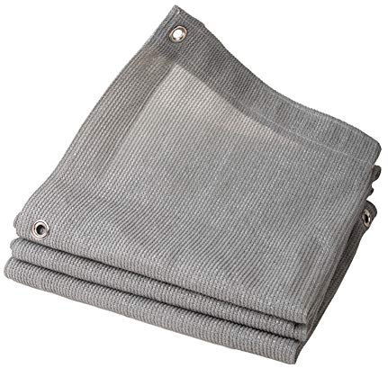 Tela de sombra 90% de bloqueo solar para patio, jardín, piscina y parque infantil, lona de sombra con cubierta de toldo y red para pérgola