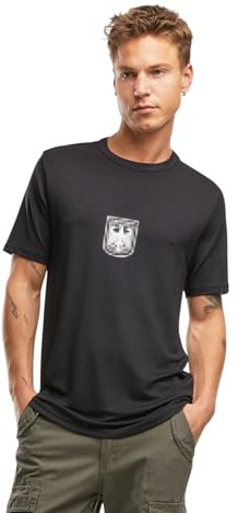 Brandit Camiseta BW Hombre Camiseta Negro Regular