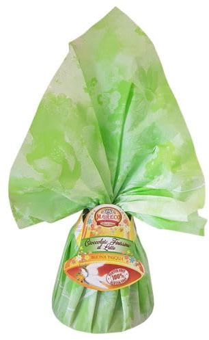 Uovo di Pasqua GRECO, Cioccolato al Latte o Fondente, Decorato con Fiocco, 100g-1kg (200gr, Cioccolato al latte)