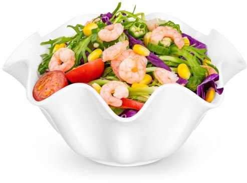 HOMOBABE Ciotola Ceramica Profonda Per Dessert e Insalata Ciotola Anti-scottatura Per Zuppe e Piatti Capacità Per Frutta e Contorni Casa e Ristoranti