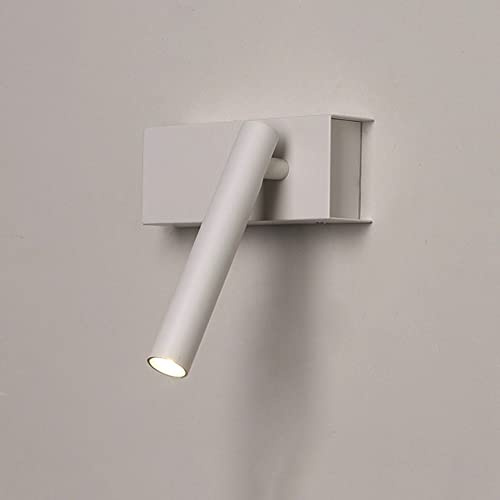 LED Spotlight, LED Wall Sconce with Bedside Wall Mount Reading Light Adjustable Wall Spot Lamp, Wall Swivel Headboard Sconces for Bedroom Living Room Hotel