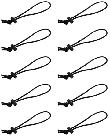 10 ganchos elásticos ajustables para cable de equipaje, cable de equipaje, correa elástica flexible para sujetar cables