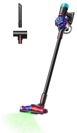 Dyson V10 Konical™ Akku‑Staubsauger – 150 Airwatt, Starke konstante Saugkraft, Anti‑Haarverhedderung, erkennt Staubpartikel, 2‑in‑1 Hand- und Bodenstaubsauge