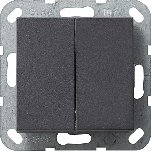Gira 045428 Steckdose SCHUKO 045428 KD System 55 anthrazit, 250 V
