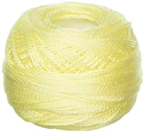DMC 116 8-445 Pearl Cotton Thread Balls, Light Lemon, Size 8