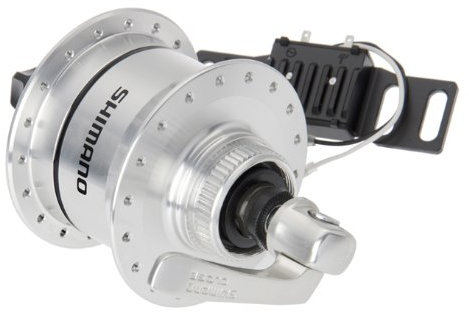 SHIMANO VR-NABENDYNAMO 6V 3,0W 32L SILB(08) M.SM-DH10 F.DISC-BRAKE QR SPORT-NABENDYNAMO DH-3D72 FUER SCHEIBENBREMSE ART-NR. E-DH3D72BSG