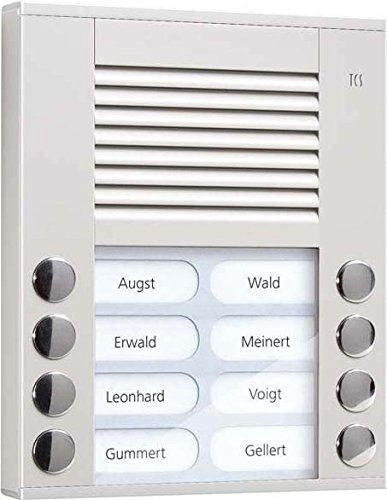 TCS Tür Control Stazione audio esterna a 2 file PES08-EN/04