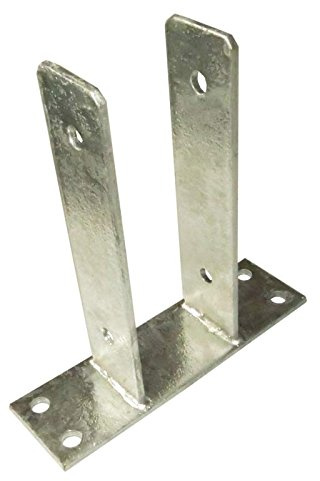 Gartenpirat U-Pfostenträger 101 zum Aufdübeln für Pfosten 10x10 cm