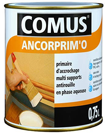 Ancorprim'O Gris Perle 0.75L - Primaire d’Accrochage universel Polyperformant Glycéro en Phase Aqueuse