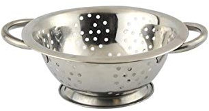 Apollo SS Colander 1qt 2 Handles, Multi-Colour, 22x11.2x7