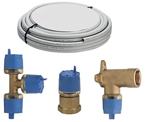WIROSTECK, Installationsset, Stecksystem, Rohr, Flexibel, Mehrschicht-Verbundrohr, DVGW, 16 x 2 mm, 10 m