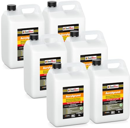 Isolbau Acryl-Grund - 30 L Wasserverdünnbares Grundiermittel für eine professionelle Grundierung Innen & Außen