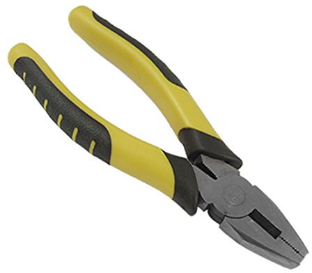 Aexit Yellow Black Plastic Handle 6 Combination Pliers (acbe5bf392638f4fbfa0498ce6e75f73)