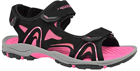 DUNLOP Womens Flat Open Toe Sports Trekking Walking Sandals