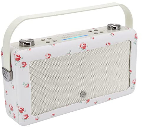 Cath Kidston Hepburn Voice Smart Portable Bluetooth Speaker with Amazon Alexa Voice Control by VQ. 20W Wireless Speakers with Bluetooth. Rechargeable Speaker with 8-Hour Playtime - Scattered Rose