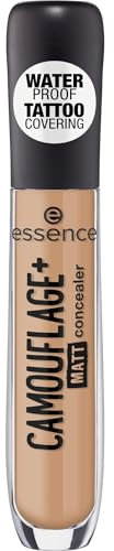 essence Camouflage+ Matte Concealer, Masking Pen, No. 50 Warm Toast, Nude, Matte, Vegan, Oil-free, Waterproof (5 ml)