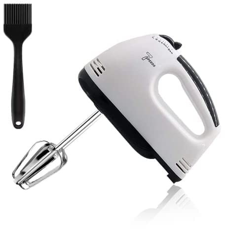 Electric Hand Mixer, Egg Beater Whisk Handheld,7 Speed Portable Small Blenders, Cake Whipping Machine,Stainless Steel Dough Whisk Kneaders for Kitchen Baking Cooking