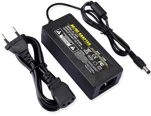 TOBWOLF DC 24V 3A Netzteil Adapter, 72W AC 100V-240V zu DC 24V 3A Transformator, 24V-3A Schaltadapter AC-DC Konverter, AC/DC Transformator für CCTV Kamera, Bluetooth Lautsprecher, Schalter