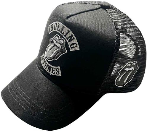 The Rolling Stones Tour '78 - Gorra de béisbol Oficial de Camionero Negro, Talla única, Negro, Talla única