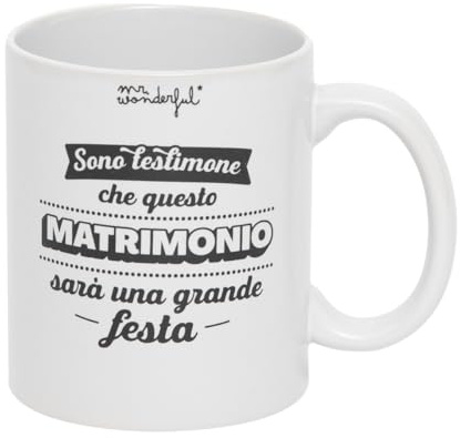 Mr. Wonderful WOA2404590IT Tazas, Ceramic