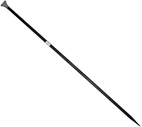 Bricoloco Barra de hierro forjado para cavar hoyos y mover elementos pesados.Herramienta manual para perforar y palanca de trabajos agrícolas de excavación y construcción (1250 mm)